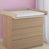 Infantastic Wickeltischaufsatz kompatibel mit Malm Ikea Kommode in 2 Farben