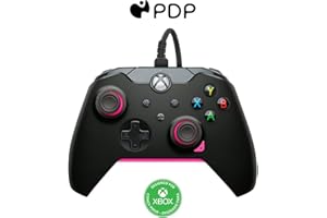 PDP Wired mando Fuse Black for Xbox Series X|S, Gamepad, Wired Video Game mando, Gaming mando, Xbox One, Officially Licensed 