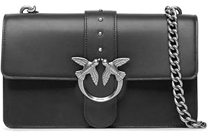 Pinko Love One Classic C Vitello Seta, Borsa Donna, Taglia Unica