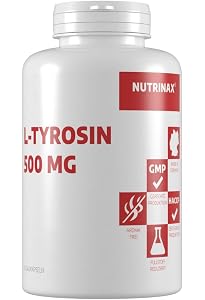 Nutrinax L-Tryptophan Hochdosiert – 480 Kapseln, Für Bodybuilding, Fitness & Besseren Schlaf