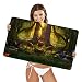 Produktbild XtremePads [ Große XXL Gaming-Maus-Pad / Mat Schreibtischunterlage ] - ( Artistic Fantasy Deer Tree Forest Green )