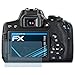 Produktbild atFoliX Schutzfolie kompatibel mit Canon EOS 750D / EOS Rebel T6i Folie, ultraklare FX Displayschutzfolie (3X)