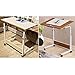 Produktbild DZYZZ Schreibtisch, Einfacher Klappbarer Schreibtisch Abnehmbarer Bett-Arbeitstisch Kinder-Schreibtisch mit Verstellbarer Höhe Laptop-Betttisch, tragbarer Stehpult Haushalts-Hubtisch,L60W50,Weiß