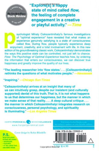 Book's Cover of Flow: The Psychology of Optimal Experience