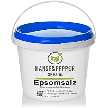 Saliamo Bittersalz (Epsom Salz) – 250 G, Lebensmittelqualität, Magnesiumsulfat, Vielfältig Anwendbar