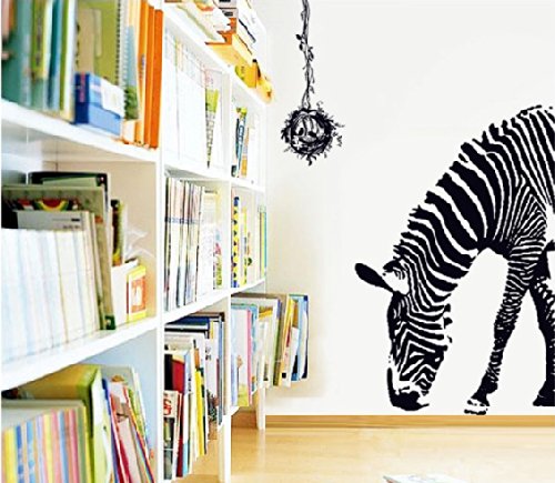 FiveSeasonStuff ® Wandaufkleber / Wandbilder Aufkleber Zebra-und Vogelnest Edition für Home Decor / Raumdekoration / Wandtattoo / Wanddekoration / Wall Art Stickers / Wall Decals / Wall Decoration Zebra Edition WS1 - 5