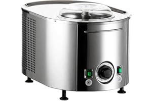 Musso Mini Lussino 4080 Máquina de Helados Casera - 0,75 l de Helado en 30 Minutos - Heladora Italiana para Casa | Heladera para Hacer Helado, Gelato, Sorbete, Granizado | Robusta y Fácil de Usar