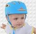 Ibepro® Infant Baby Toddler Safety Helmet Kids Head Protection Hat for Biking Walking Crawling Baby Children Infant Adjustable Safety Helmet Headguard Protective Harnesses Cap - Blue