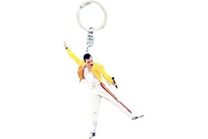 Shop and Solve Portachiavi Freddie Mercury forma Freddie in gomma da 8CM regalo fan dei queen