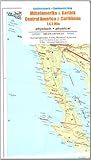 Image de Mittelamerika / Karibik 1 : 4 500 000 Kontinentkarte: Mit 16 Inselkarten