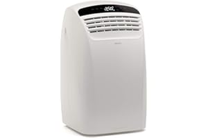 Olimpia Splendid-02140 Dolceclima Silent 10 WiFi- Acondicionador de aire portátil 3en1 Refrigeración, ventilación, deshumidificación, 10.000 BTU/h, 2,6 kW-para habitaciones de hasta 80m³