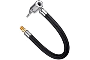 VOLLGUFEN Tuyau Pompe Gonflage Pneu Gonfleur Pneu d'extension Cordon Adaptateur Extension de Pompe Voiture Tube d'extension de Gonfleur de Pneu pour Voiture Moto Vélo