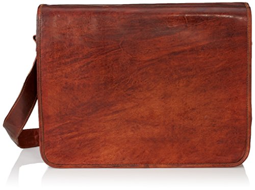 A P  Donovan - Laptop-Tasche Leder - Business-Notebook-Case  f  r Ger  te bis 15 Zoll  - f  r B  ro  Uni - Schulter-Messenger Bag - zum umh  ngen