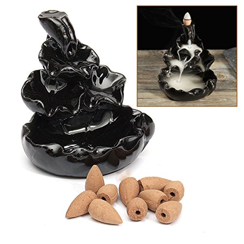 Mohoo Handgefertigte Keramik Räucherstäbchenhalter Feng Shui buddhistischen TIBET Freies Kegel * 10 - 2