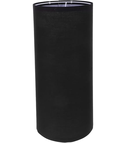 Abat-Jour Cône 25x10x60 Cm Écru Imitation Coton - Pour Douille E27 - Grand Format Élégant