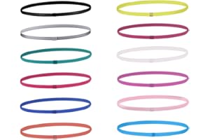 MQIAN Cinta Pelo Deporte, Diadema Deportiva Elásticas Deporte Cintas De Pelo Antideslizante para El Cabello Diadema Antideslizante para Trotar Correr Fútbol Entrenamiento Yoga y Más