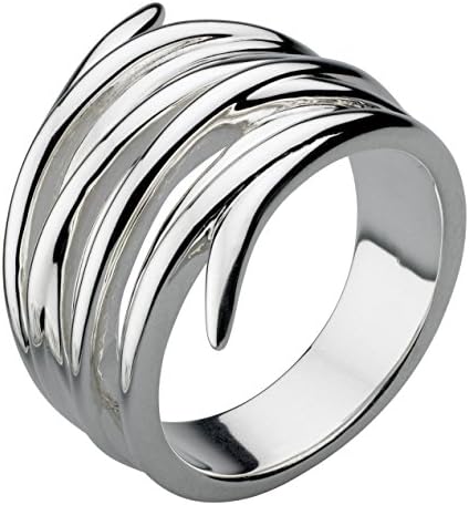 Kit Heath Sterling Silver Helix Wrap Ring - Size M