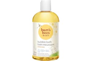 Burt's Bees Gel douche et bain moussant pour bébé, nettoyant doux pour les soins quotidiens, sans déchirures et testé par un pédiatre, 354,8 ml