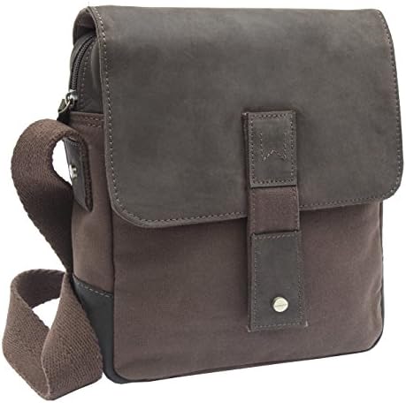 Wombat Luxury Thick Waxed Canvas and Leather Crossbody Bag