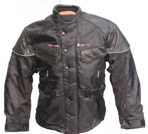 Preisvergleich Produktbild STREET-CYCLE Motorrad-Herrenjacke schwarz 6XL