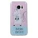 Produktbild Samsung Galaxy S7 Hülle, Chreey Glitzer Handyhülle Niedlich Mode Süß Temperament Muster Weiche TPU Silikonhülle Skin Case Ultra Dünn Kratzfest Hülle Backcover [Einhorn-Unicorns love coffee]