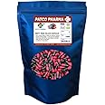 Patco Pharma - Size 1 Red/Black Empty Gelatin Pill Capsule - Gluten Free/Halal Certified | DIY Powder Filling (Pack of 1000)