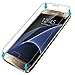 Price comparison product image Galaxy S7 Tempered Glass Screen Protector, New Horrizon Samsung S7 Premium Ultra Thin Lightweight Premium Quality Explosion-proof Hardness Tempered Glass Film for Samsung Galaxy S7