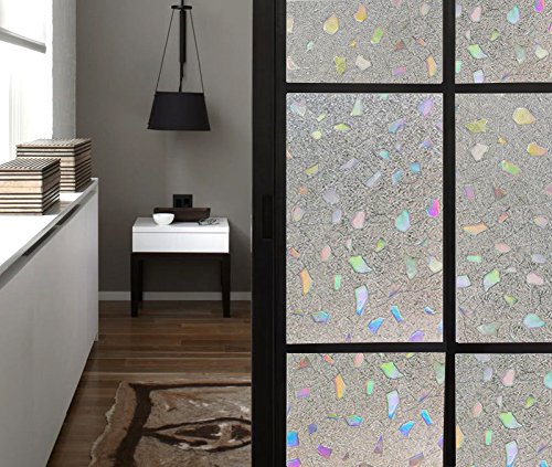 (60cm X 200cm)DuoFire statisch haftende Deko- / Sichtschutzfolie Privacy Glass Window Film DS170 - 4