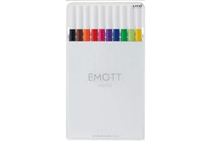 三菱鉛筆 Uni-Ball Estuche Marcadores EMOTT PEM-SY No.1 0,4mm 10 colores surtidos