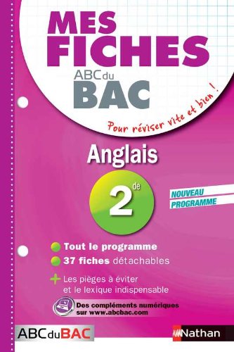 Mes Fiches Abc Du Bac Anglais 2de - 