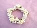 Pearl & Rose Bun Ring Scrunchie Hair Garland Bridesmaid (Cream)