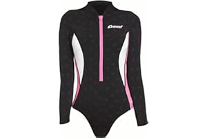 Cressi Termico Lady Swimsuit 2 mm - Bañador de Una Pieza para Mujer Disponible en Versión Estándar o Manga Larga, Neopreno de Alta Elasticidad