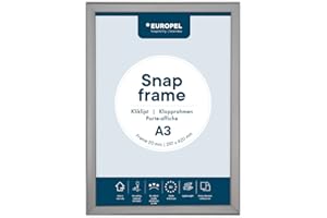 EUROPEL OPUS 2 - Marco de Aluminio A3 con sistema Easy-Click, 20 mm, 355002
