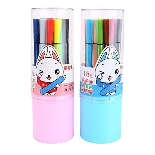 Waschbar Aquarell Stifte Farbig Bleistift Set Marker Malerei Zeichnung Kunst Zubehör Für Kinder Erwachsene Malbuch Zeichnung Skizzieren ( Farbe : 18 Colors ) - 2