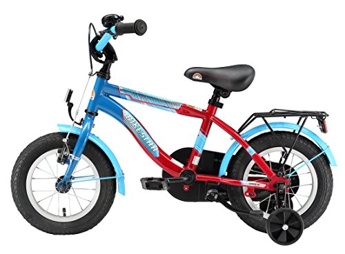 BIKESTAR® Premium Kinderfahrrad für sichere und sorgenfreie Spielfreude ab 3 Jahren ★ 12er Modern Edition ★ Blau & Rot - 3