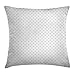 Produktbild Grey Decor Throw Pillow Cushion Cover, Little Polka Dots Speckles Droplets Pattern Rings Small Circular Artful Print, Decorative Square Accent Pillow Case, 18X18 Inches, Gainsboro