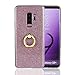 Produktbild Funluna Samsung Galaxy S9 Plus Hülle mit Ring Ständer, Bling Glitzer Handyhülle Weich TPU Silikon Schutzhülle Schale Tasche mit 360 Rotierendem Ring Fingerhalterung Ständer für Samsung Galaxy S9 Plus
