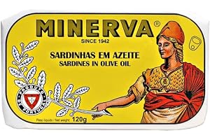 Portugisiska sardiner i olivolja 120 g, minerva/portugal