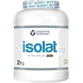 Scientiffic Nutrition - Isolat 2.0, Whey Protein, ISO Isolate Protein Supplement with Lactase, Whey Protein Powder - 2kg, Str