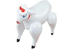 NEUTRAL UMPIRE Inflatable Toys (Pack of 1, Inflatable White Sheep)