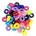 10 Kanddit Spiral Random Colours Girls Hair Bobbles Bands Mini Ponytail Elastic Stretchy Hairband (Random)