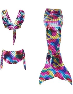 Das Beste Mädchen Meerjungfrauen Bikini Kostüm Meerjungfrau Schwimmanzug Badeanzüge Tankini