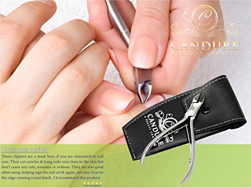 CANDURE® - Toe INGROWN Nail Clippers, Nail Nippers Cutter. Solid Stainless Steel. Podiatry Chiropody Instruments. 4.5" (11,43 CM) - Perfect solution for ingrown nails and cuticles as well. CE Approved