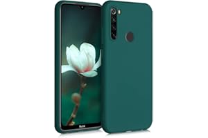 kwmobile Etui kompatybilne z Xiaomi Redmi Note 8T - Miękka silikonowa osłona na telefon - zielona butelka