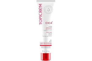 Topicrem - CICA+, Crème Apaisante au Zinc et à l’Acide Hyaluronique - Apaise les Irritations Cutanées - Soin pour Peau Sensible, Bébé, Enfant, Adulte - Fondante, sans Parfum - Tube 100 ml