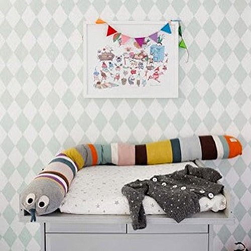 rainbow cot bumper