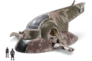 Bizak Star Wars Micro Galaxy Squadron, Deluxe Boba Fett Ship, Includes 2 Figures (62610027)