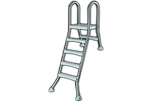 ‎IDEAL EICHENWALD Ideal Eichenwald Poolleiter Hochbeckenleiter Schwimmbadleiter Edelstahlleiter Leiter 1,2/0,4m