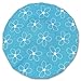 JODA Blue With White Flower Shower Cap