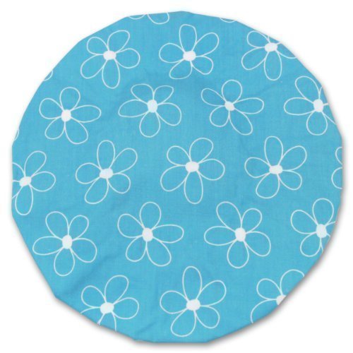 JODA Blue With White Flower Shower Cap